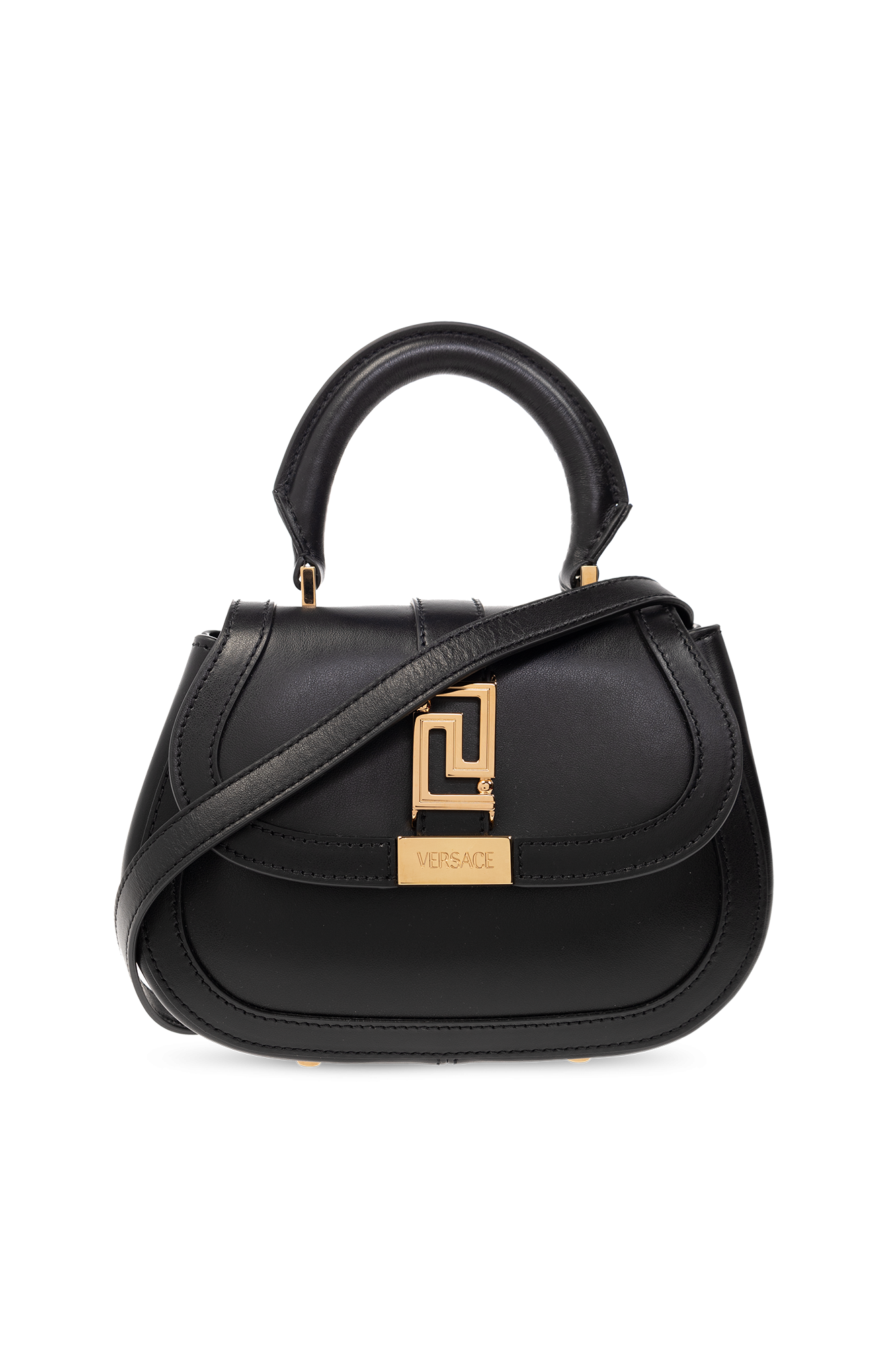 Black Greca Goddess Mini shoulder bag Versace The Attico